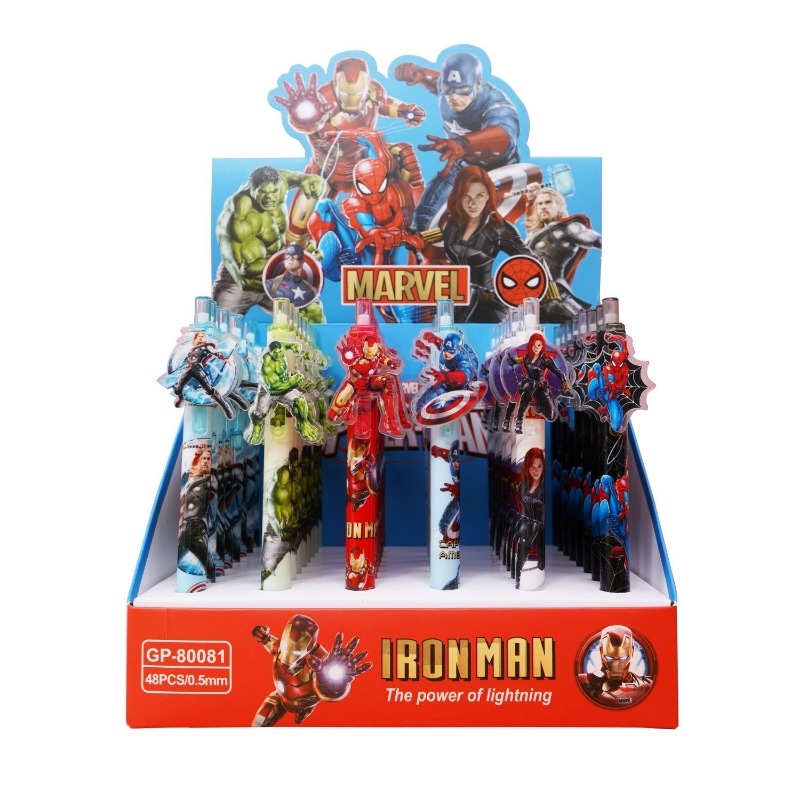 Men Accessories To Look Good - Penna Gel Nera 0.5 Marvel Avengers