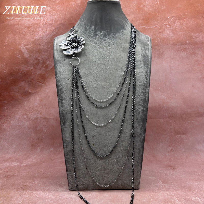 Men Accessories Pendant - Collana multistrato vintage, gioielli e accessori