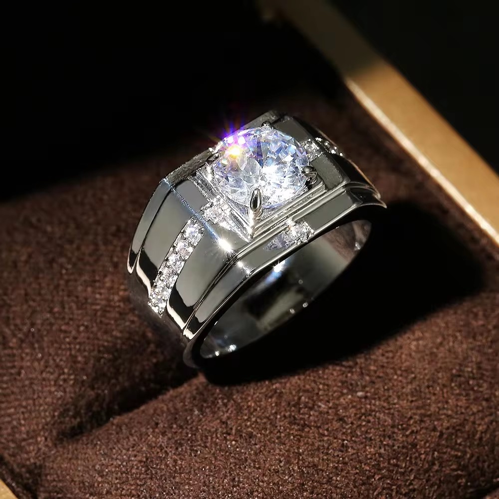 Men'S Accessories Jewelry Brands - Huitan splendidi fedi nuziali da uomo