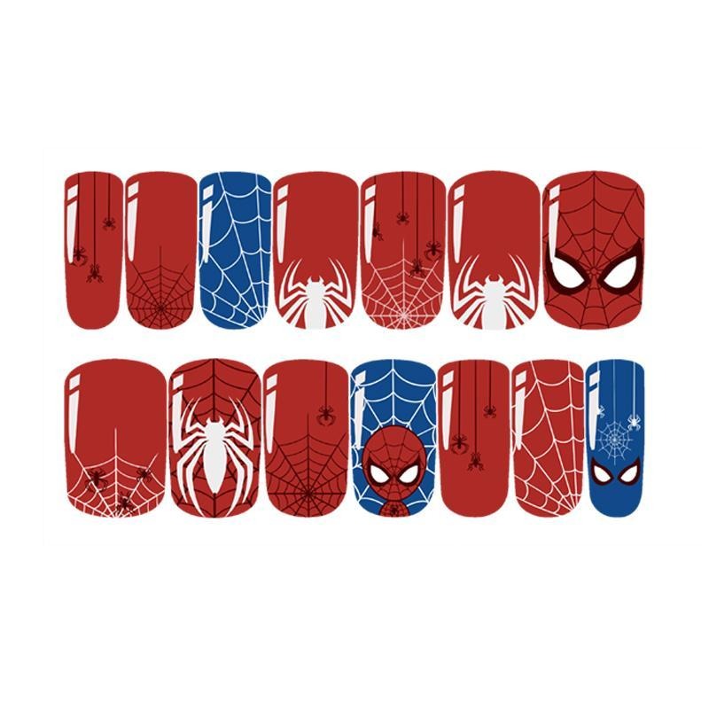 Men Accessories To Look Good - Adesivi per Unghie Marvel Avengers Spider-Man