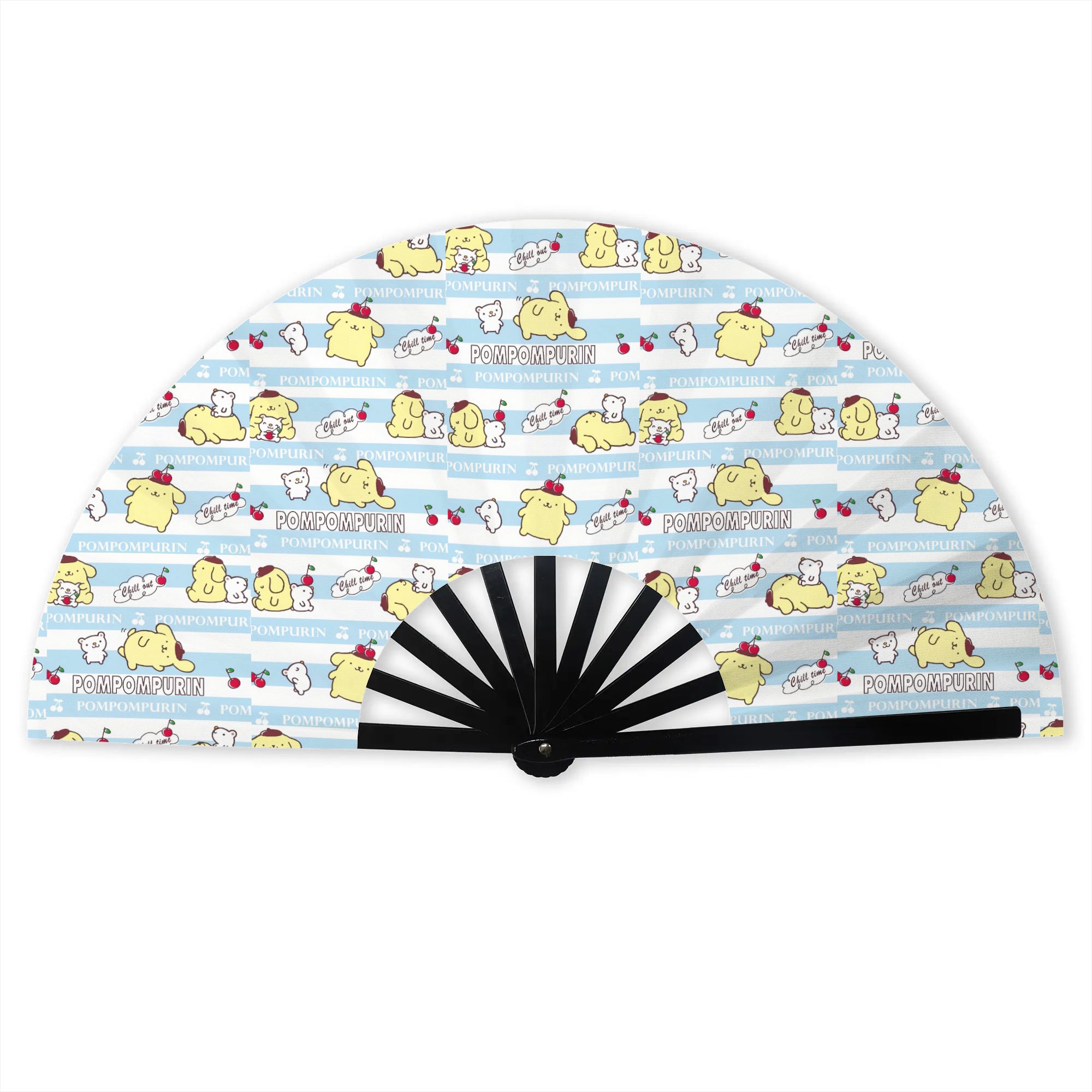 Men Accessories For Hand - Ventaglio a mano elegante con stampa