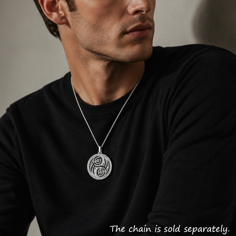 Ciondolo rotondo Pantera Labir - Men'S Accessories Jewelry Brands recensione e prezzo