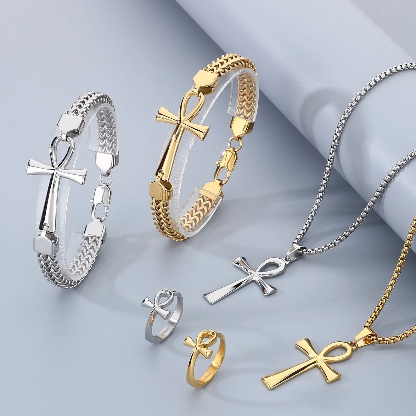 HaoYi acciaio inossidabile egi - Men'S Accessories Jewelry Egypt recensione e prezzo