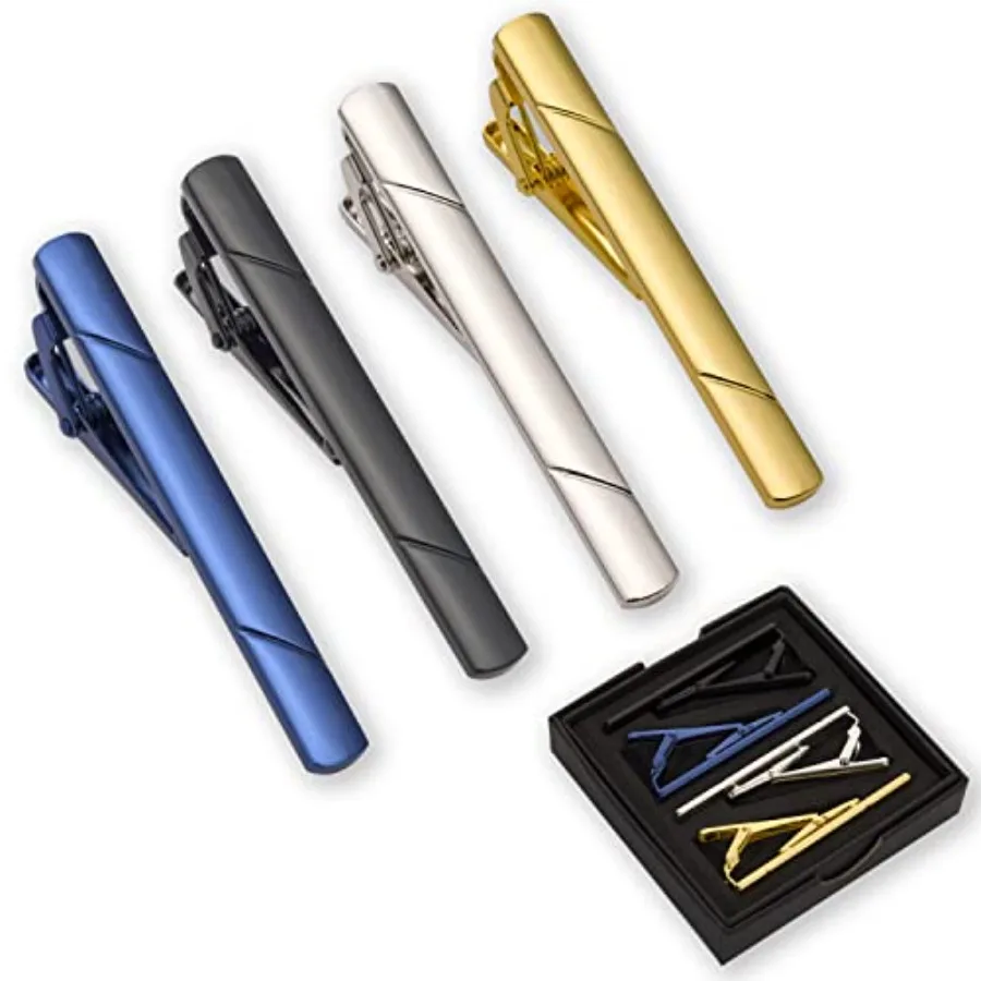 4 fermagli per cravatta da uom - Men Accessories Fashion recensione e prezzo