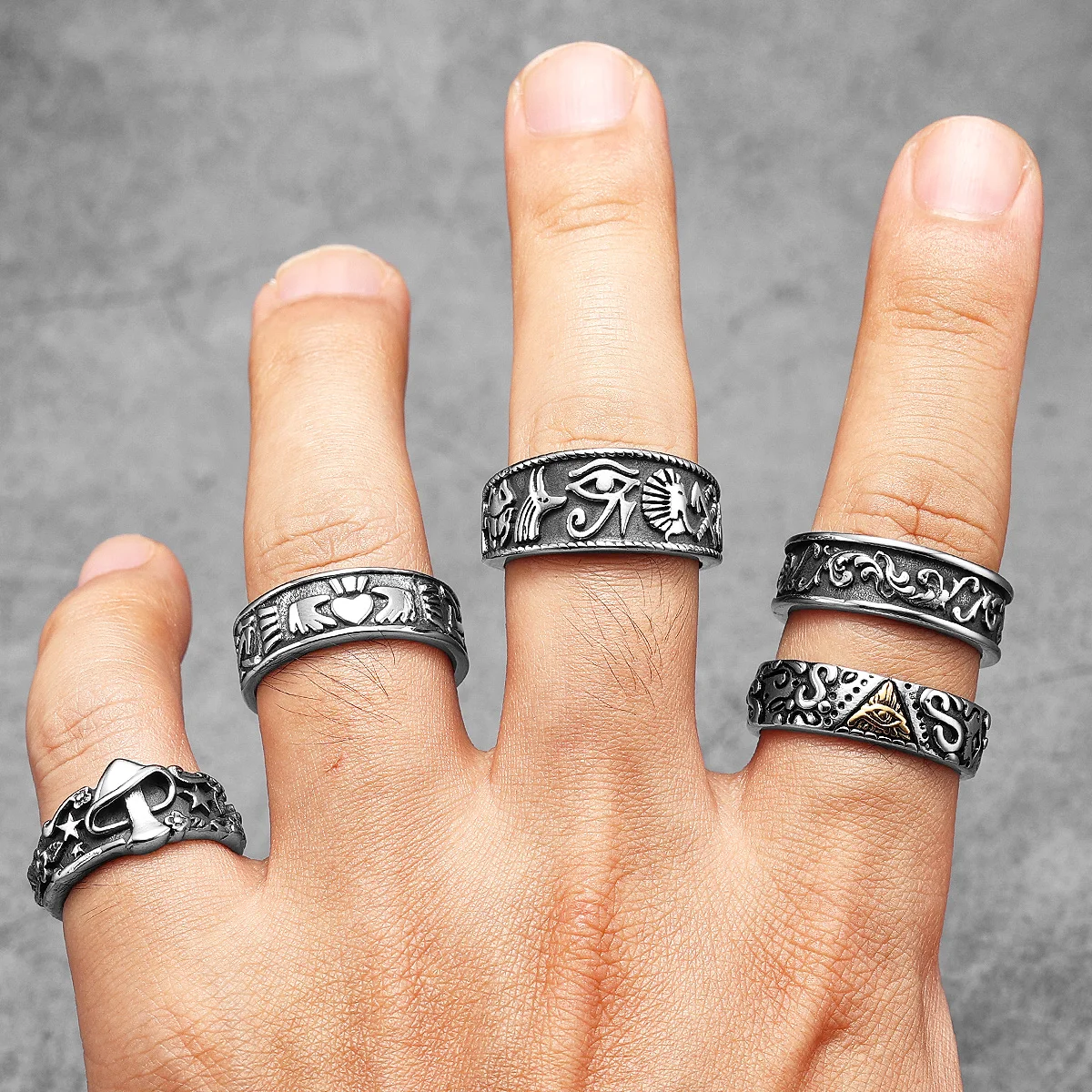 Egitto Faraone Occhio di Horus - Men'S Accessories Jewelry Egypt recensione e prezzo